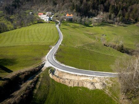 Odprtje novoasfaltiranega dela ceste Špitalič – Okrog (20)